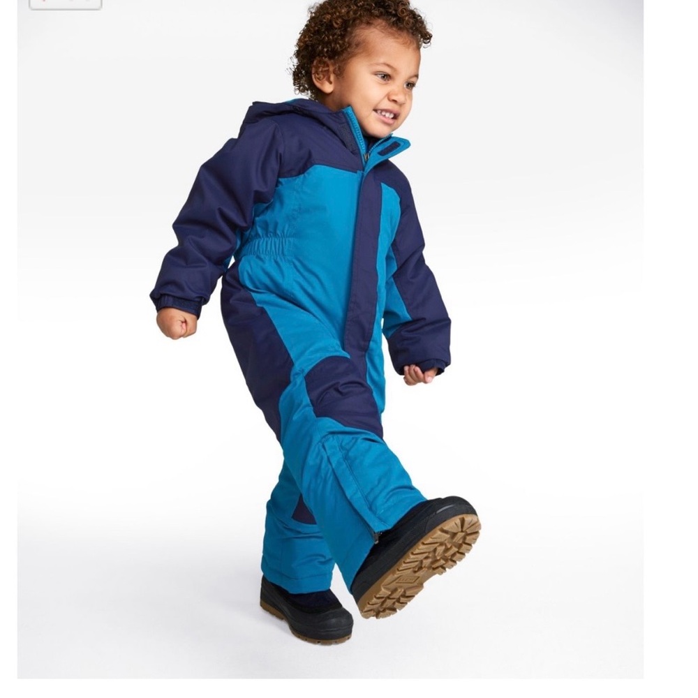 L.L. Bean Teal and Navy Snowsuit